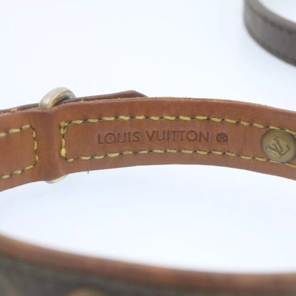 LOUIS VUITTON Monogram Leash Baxter Collier Baxter Dog Leash LV Auth am2166g - Picture 3 of 8